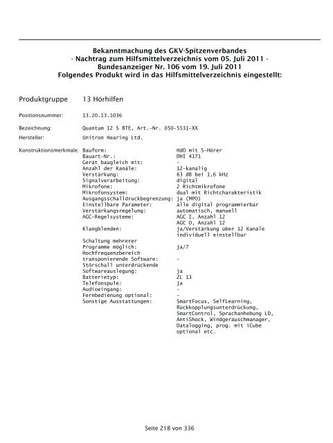 Hilfsmittel (PDF, 1,2 MB) - GKV-Spitzenverband