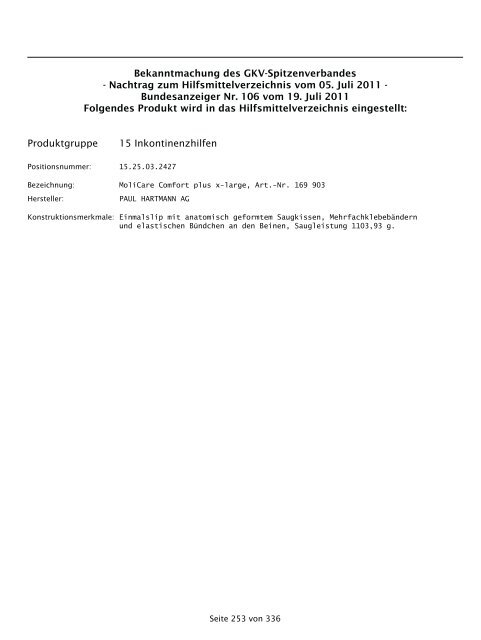 Hilfsmittel (PDF, 1,2 MB) - GKV-Spitzenverband