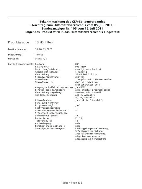 Hilfsmittel (PDF, 1,2 MB) - GKV-Spitzenverband