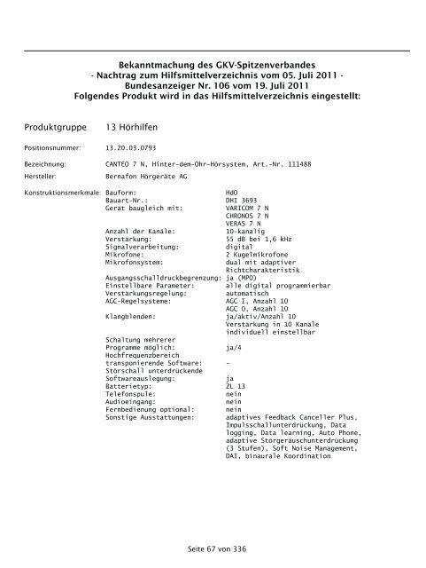 Hilfsmittel (PDF, 1,2 MB) - GKV-Spitzenverband