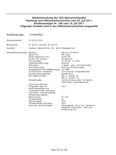 Hilfsmittel (PDF, 1,2 MB) - GKV-Spitzenverband