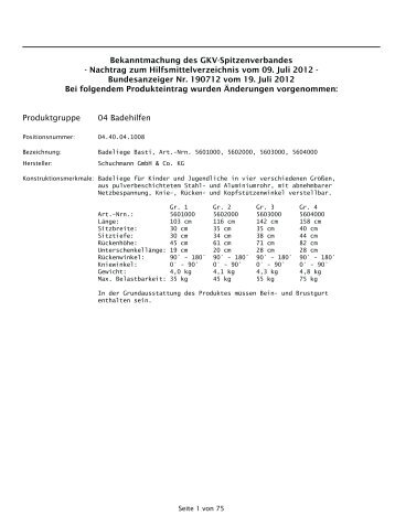 Hilfsmittel (PDF, 224 KB) - GKV-Spitzenverband