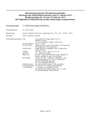 Hilfsmittel (PDF, 141 KB) - GKV-Spitzenverband