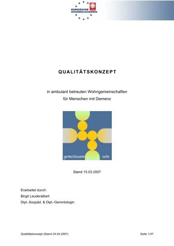 Qualitätskonzept - GKV-Spitzenverband