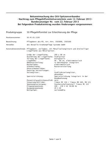 Pflegehilfsmittel (PDF, 52 KB) - GKV-Spitzenverband