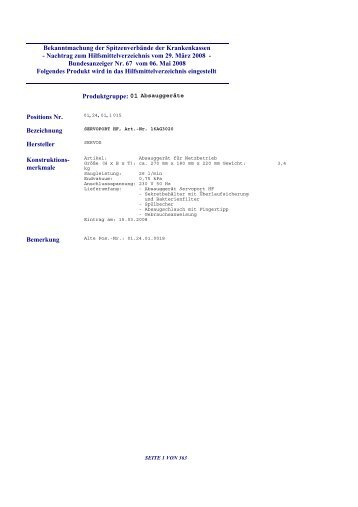 Hilfsmittel (PDF, 701 KB) - GKV-Spitzenverband