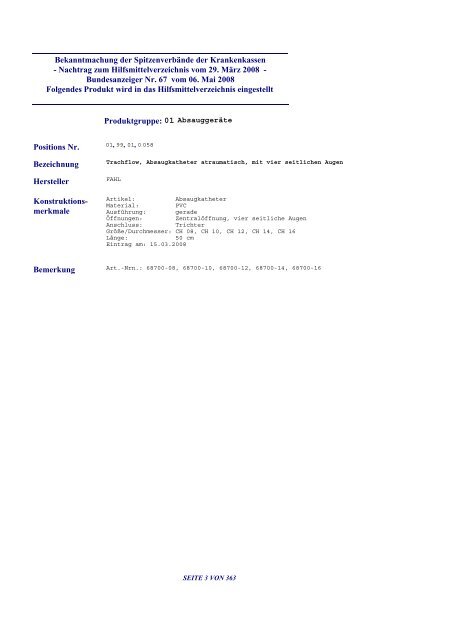 Hilfsmittel (PDF, 701 KB) - GKV-Spitzenverband