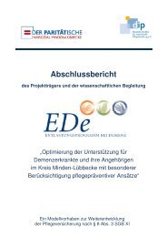 Entlastungsprogramm bei Demenz 