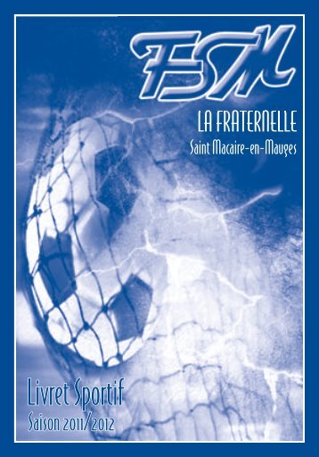 Livret Sportif - La Fraternelle Football St Macaire-en-Mauges