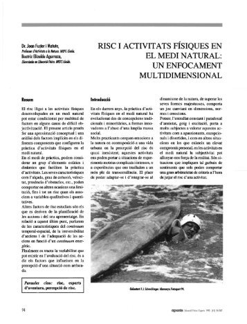 risc i activitats físiques en el medi natural: un enfocament ... - apunts