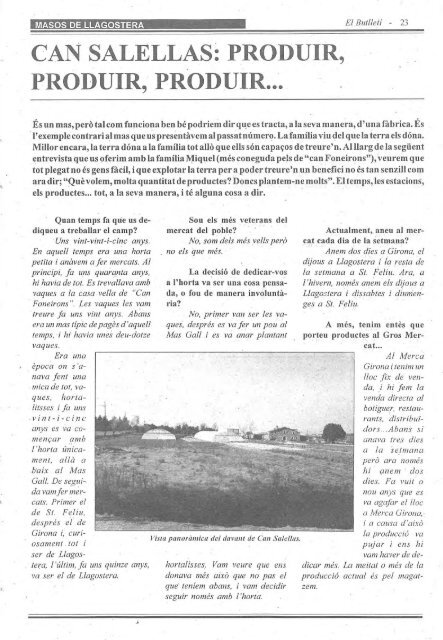 Maig 1996 - Arxiu Municipal de Llagostera