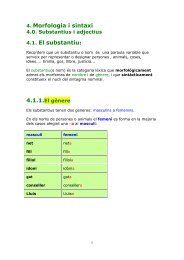 4. Substantius i adjectius, morfologia i sintaxi - Pagina de delfos