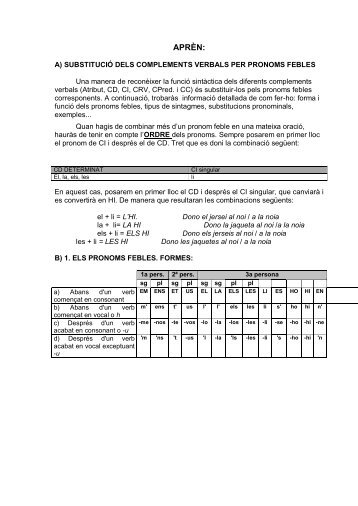 pronoms febles.pdf - CATASEK3