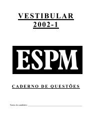 vestibular 2002-1 caderno de questões - CNEC On Line