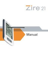 Palm Zire 21 - Handbook