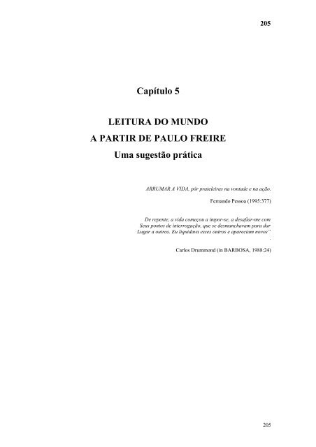 LEITURA DO MUNDO - Instituto Paulo Freire