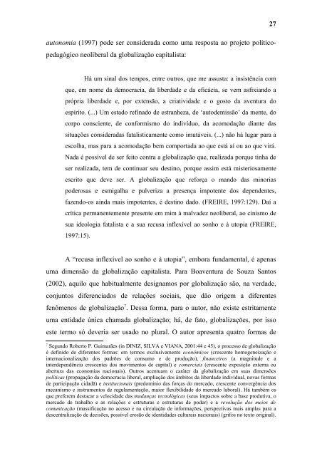 LEITURA DO MUNDO - Instituto Paulo Freire