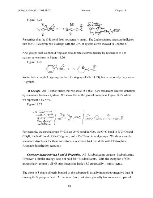 14: Substituent Effects