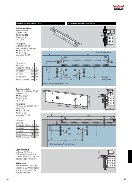 DORMA Universal