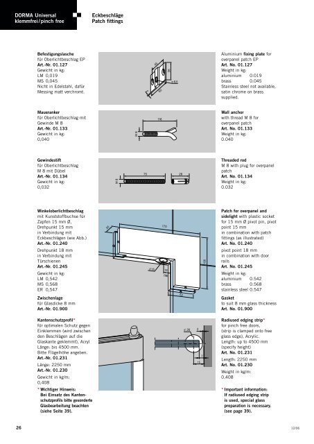 DORMA Universal