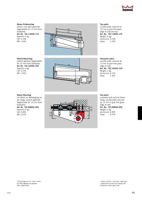 DORMA Universal