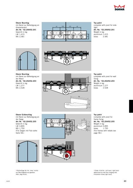 DORMA Universal