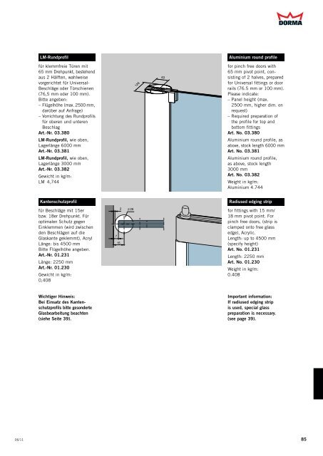 DORMA Universal