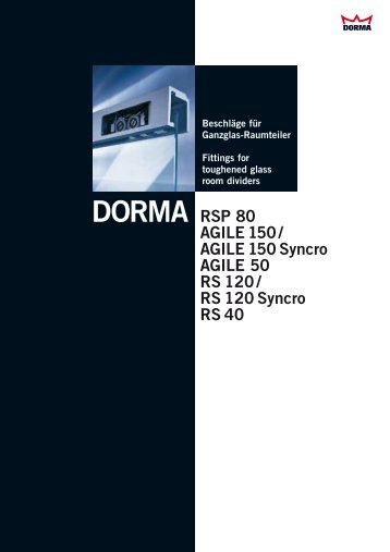 DORMA RSP 80 - Glas Sieben