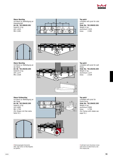 Dorma Anschlagtüren-Katalog (2,02 MB)