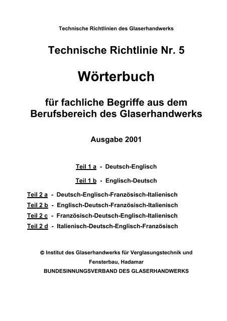 Englisch-Deutsch Teil 2 a - Deutsch-Englisch-Französisch ...