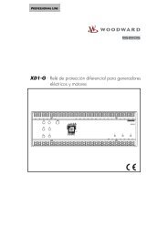 XD1-G - Relé de protección diferencial para generadores - DSF ...