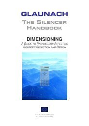 1. acoustic dimensioning - GLAUNACH Vent Silencers