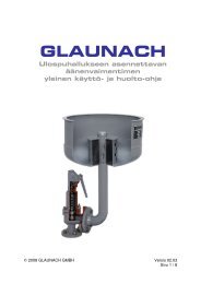 asennettavia äänenvaimentimia - Glaunach GmbH