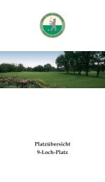 Birdie-Buch 9-Loch-Platz - Der Golf- und Land-Club  Berlin-Wannsee ...