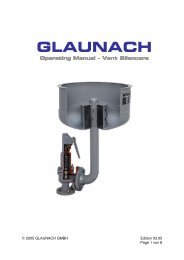 Operating Manual - GLAUNACH Vent Silencers