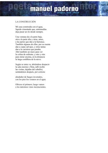 poemas - Manuel Padorno