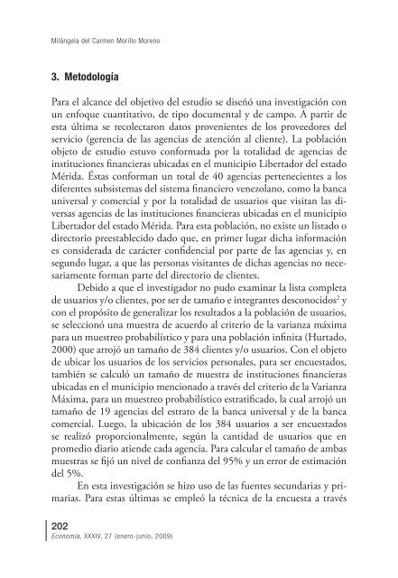 La calidad en el servicio y la satisfacción del usuario ... - Saber ULA