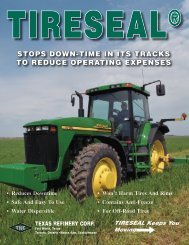 TIRESEAL Reduces Downtime - Texas Refinery Corp