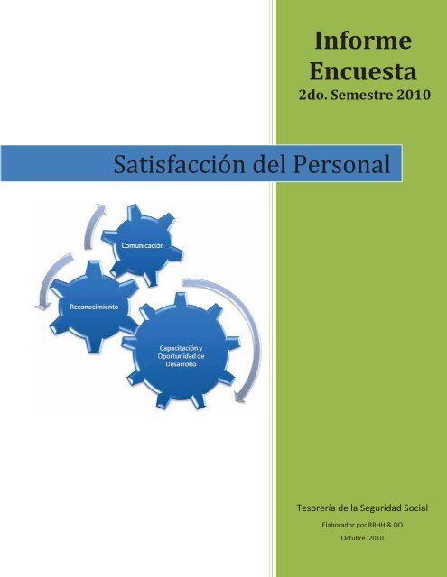 Informe Encuesta Satisfacción del Personal - TSS