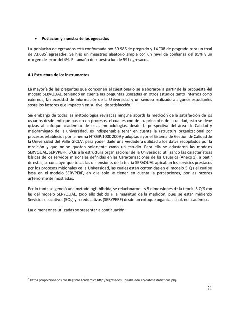 Informe Técnico de Satisfacción de Usuarios - gicuv - Universidad ...