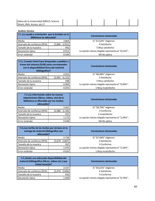 Informe Técnico de Satisfacción de Usuarios - gicuv - Universidad ...