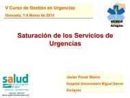 Saturación de los Servicios de Urgencias - Urgencias Donostia