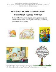 resiliencia en familias con cancer - PSICOADOLESCENCIA
