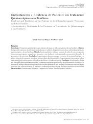 Enfrentamento e Resiliência de Pacientes em Tratamento ...