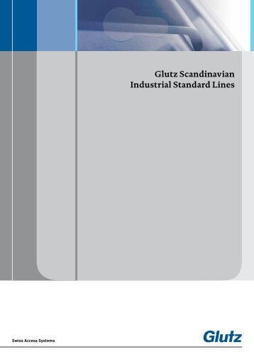 Glutz Scandinavian Industrial Standard Lines