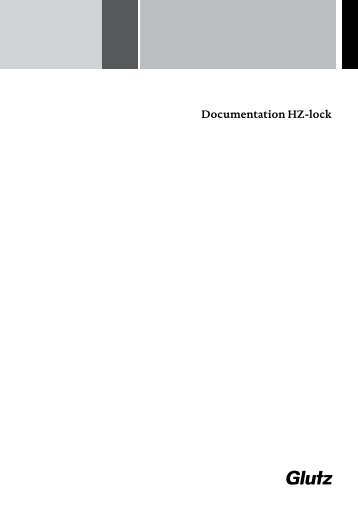 Documentation HZ-lock - Glutz