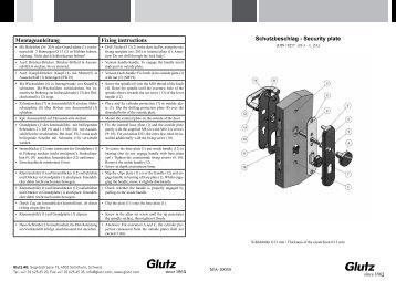 Schutzbeschlag ES 1-3 (PDF) - Glutz