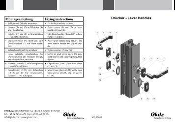Rohrrahmen Drücker (PDF) - Glutz