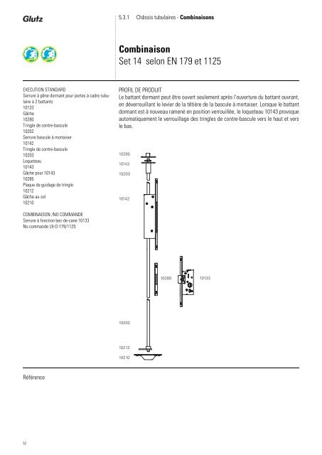 ChÃ¢ssis tubulaires (PDF) - Glutz