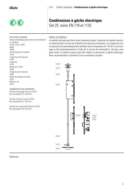 ChÃ¢ssis tubulaires (PDF) - Glutz